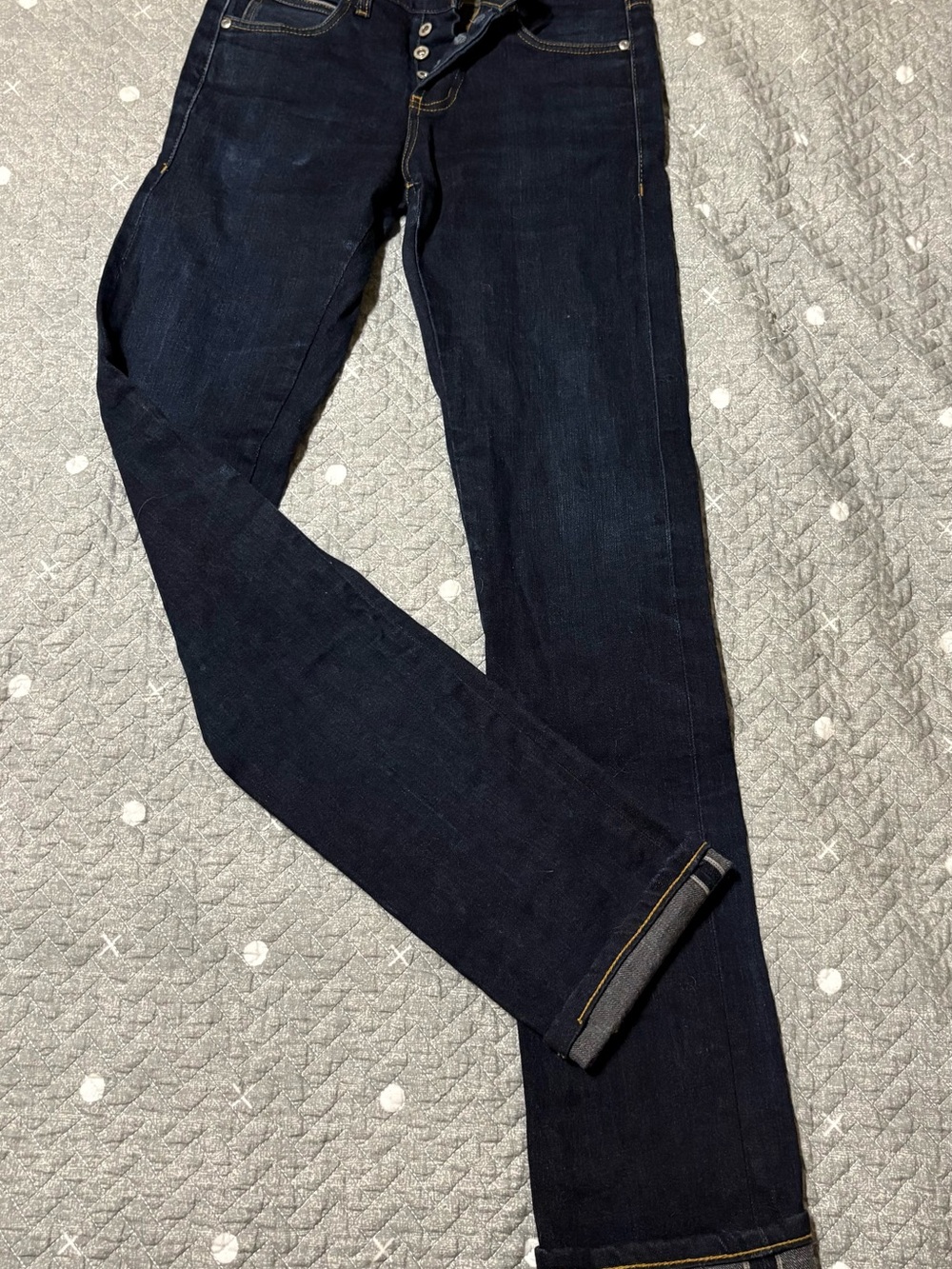 Naked & Famous Denim Women's Deep Indigo Straight Leg Jeans